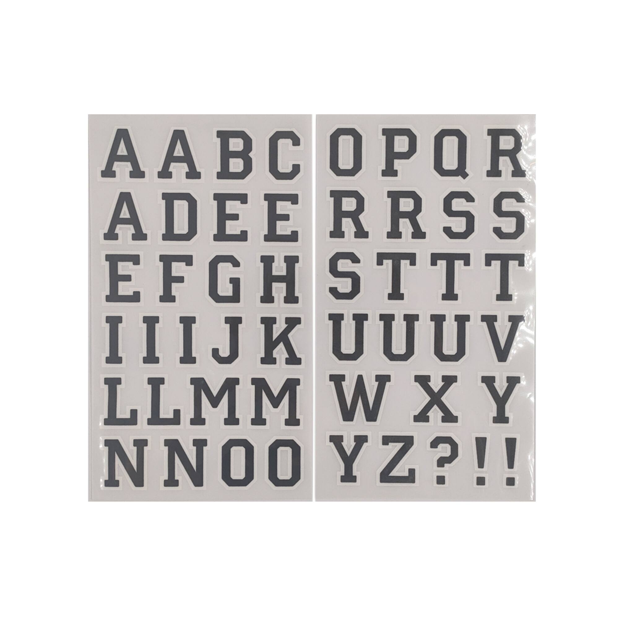 1.5" Iron-On Athletic Letters by Make Market